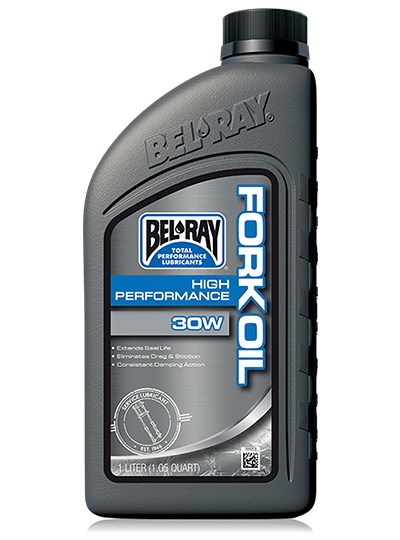 Olio a sospensione frontale per forcelle Bel-Ray High Performance Fork Oil SAE 30W da 1 lt